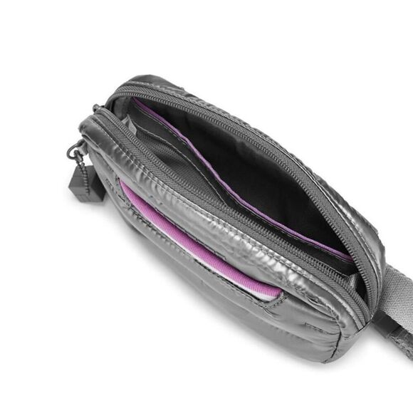 Hedgren Sung 2-in-1 Waist Bag/Crossbody Cross Body Handbags Silver SNUG Crossove - Picture 3 of 4